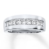 Thumbnail Image 0 of Previously Owned Men's Diamond Band 1-1/2 ct tw Square-cut 14K White Gold