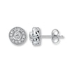Thumbnail Image 1 of Previously Owned Diamond Earrings 1/4 ct tw 10K White Gold