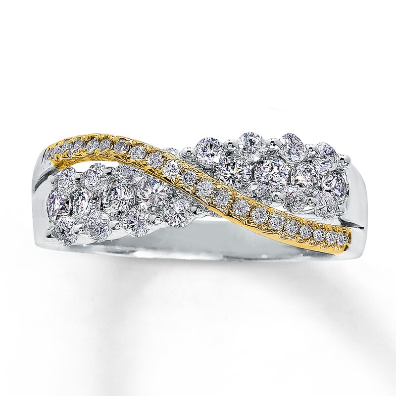 Main Image 1 of Previously Owned Ring 1 ct tw Diamonds 14K Two-Tone Gold