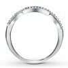 Thumbnail Image 2 of Previously Owned Wedding Band 1/10 ct tw Round-cut Diamonds 14K White Gold