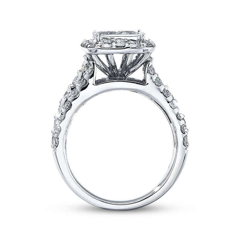 Main Image 3 of Previously Owned Ring 3 ct tw Diamonds 14K White Gold
