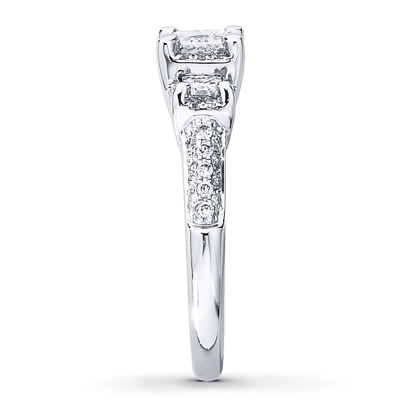 Main Image 3 of Previously Owned Ring 1 ct tw Diamonds 14K White Gold
