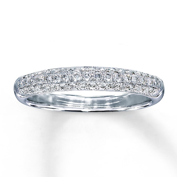 Previously Owned Band 3/8 ct tw Diamonds 14K White Gold