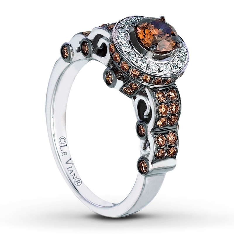 Main Image 1 of Previously Owned Le Vian Diamond Ring 1-1/5 ct tw 14K Vanilla Gold