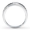 Thumbnail Image 1 of Previously Owned Men's Ring 1/2 ct tw Diamonds 10K White Gold