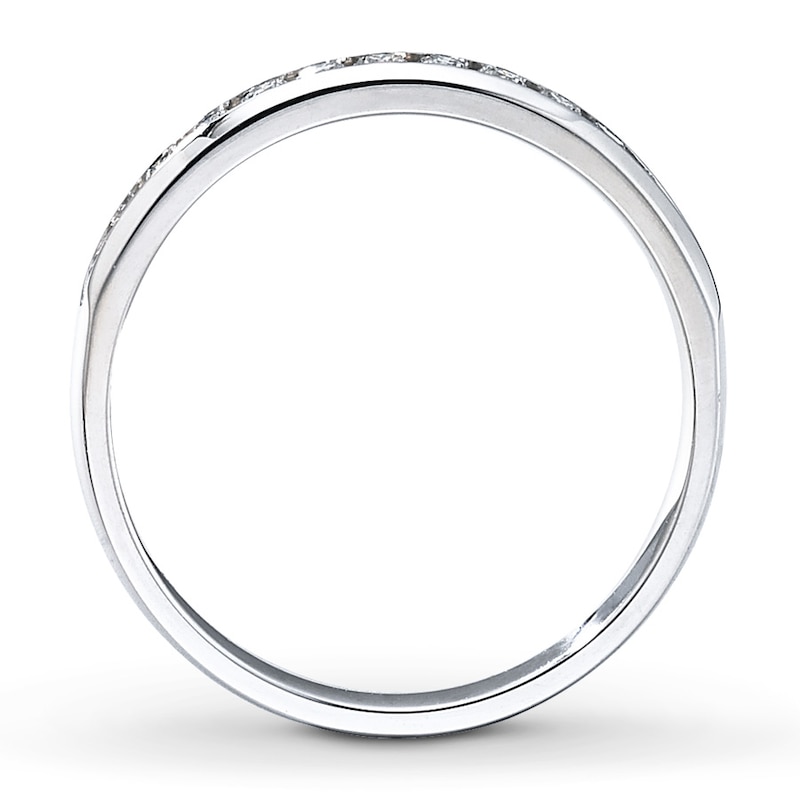 Previously Owned Diamond Anniversary Band 1/4 ct tw Round-cut 10K White Gold