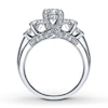 Thumbnail Image 1 of Previously Owned Three-Stone Diamond Ring 1-7/8 ct tw Round-cut 14K White Gold