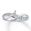 Thumbnail Image 0 of Previously Owned Promise Ring 1/4 ct tw Diamonds 10K White Gold