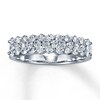 Thumbnail Image 1 of Previously Owned Diamond Anniversary Ring 1 ct tw Round-cut 14K White Gold