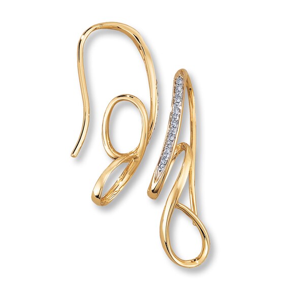 Previously Owned Diamond Earrings 1/20 ct tw 10K Yellow Gold