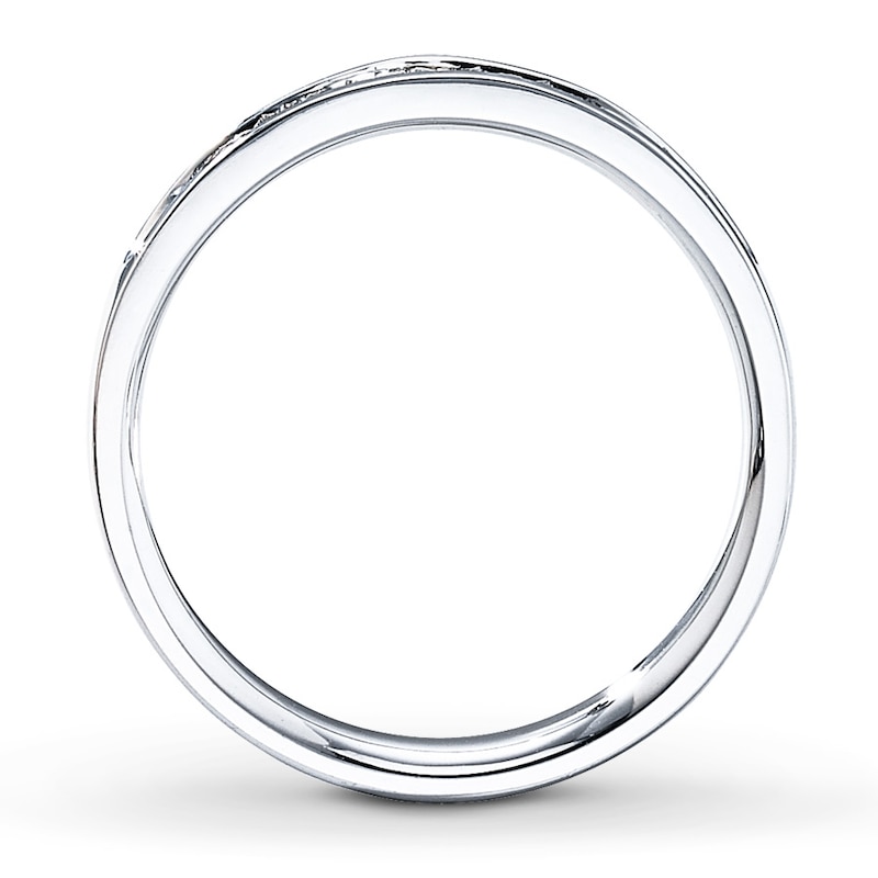 Main Image 2 of Previously Owned Anniversary Band 1/4 ct tw Princess-cut Diamonds 10K White Gold