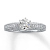 Previously Owned Diamond Ring 1 ct tw 14K White Gold