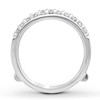 Thumbnail Image 2 of Previously Owned Diamond Enhancer Ring 1/2 ct tw Round-cut 14K White Gold