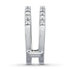 Thumbnail Image 3 of Previously Owned Diamond Enhancer Ring 1/2 ct tw Round-cut 14K White Gold