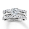 Thumbnail Image 4 of Previously Owned Diamond Enhancer Ring 1/2 ct tw Round-cut 14K White Gold