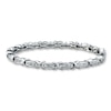 Thumbnail Image 1 of Previously Owned Diamond Bracelet 1 ct tw Baguette-cut 10K White Gold