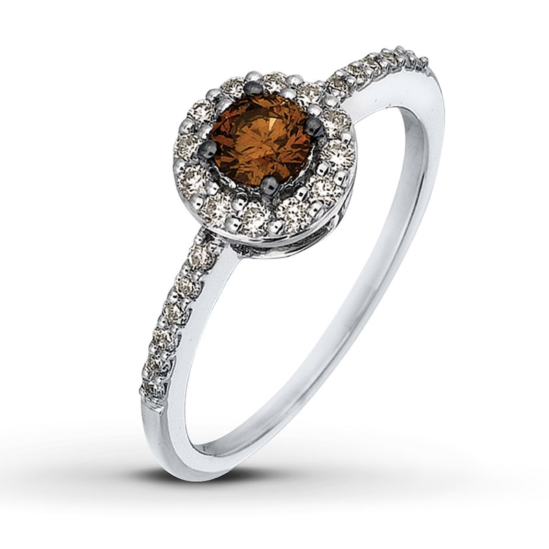 Main Image 1 of Previously Owned Le Vian Chocolate Diamonds 1/2 ct tw Ring 14K Vanilla Gold