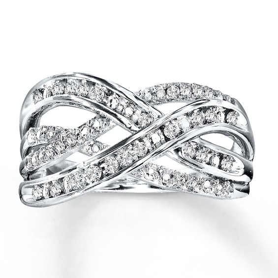 Previously Owned Diamond Ring 1/5 ct tw Sterling Silver