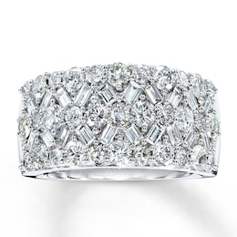 Previously Owned Diamond Anniversary Ring 2-1/8 ct tw Diamonds 14K White Gold