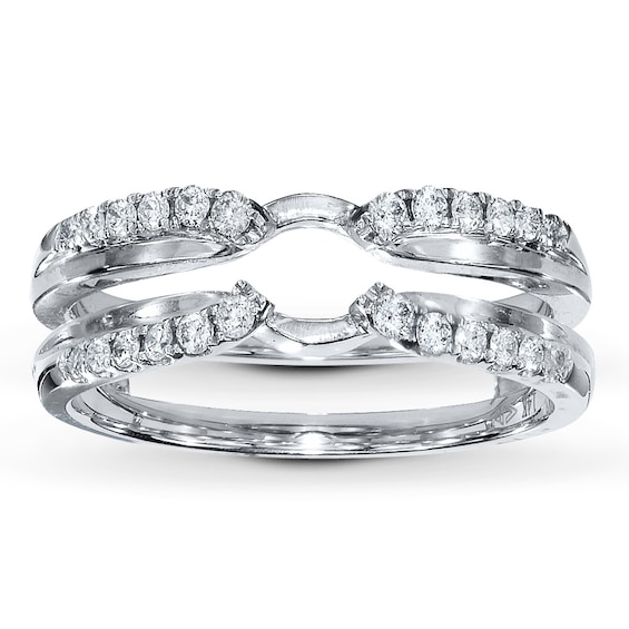 Previously Owned Diamond Enhancer Ring 1/4 ct tw Round 14K White Gold