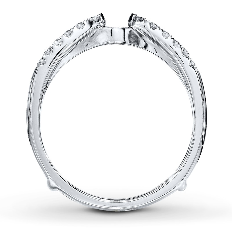 Main Image 2 of Previously Owned Diamond Enhancer Ring 1/4 ct tw Round 14K White Gold