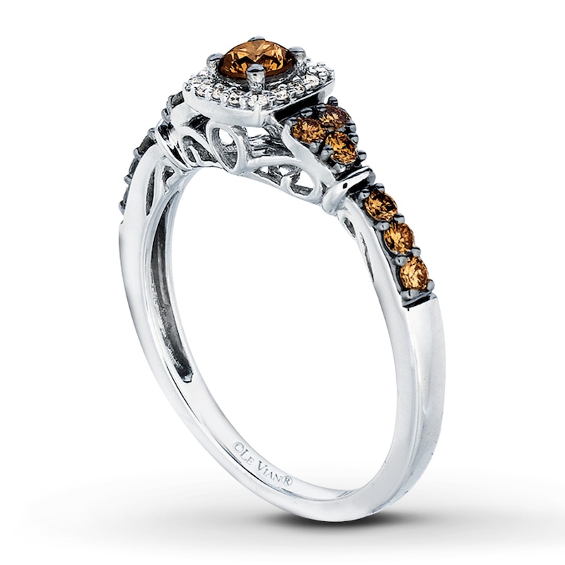 Main Image 1 of Previously Owned Le Vian Diamond Ring 1/2 ct tw 14K Vanilla Gold