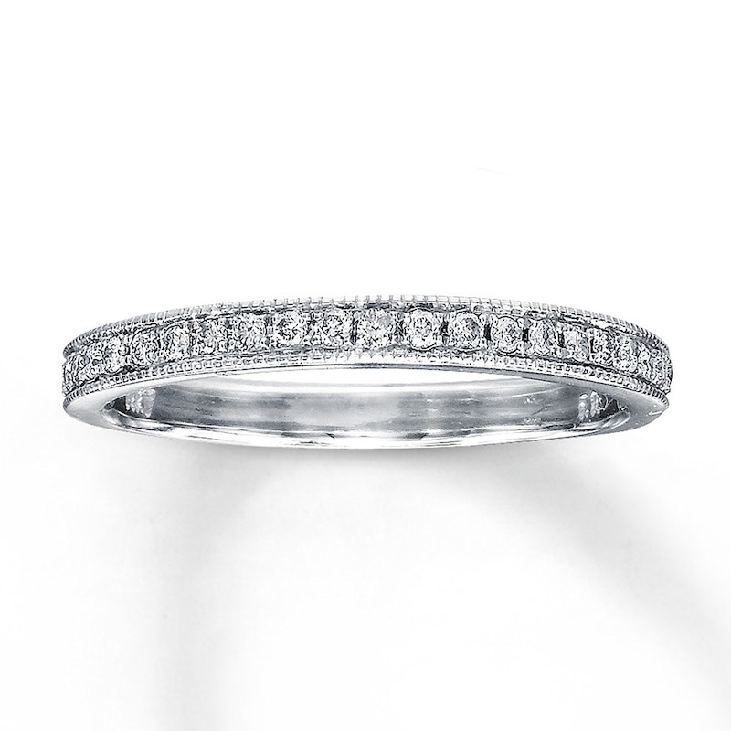 Previously Owned Diamond Band 1/4 ct tw Round 14K White Gold