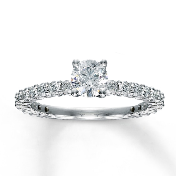 Previously Owned Diamond Engagement Ring 1-1/4 ct tw 14K White Gold