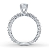 Thumbnail Image 2 of Previously Owned Diamond Engagement Ring 1-1/4 ct tw 14K White Gold