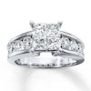 Thumbnail Image 1 of Previously Owned Ring 2-1/2 ct tw Diamonds 14K White Gold