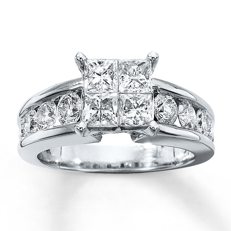 Main Image 1 of Previously Owned Ring 2-1/2 ct tw Diamonds 14K White Gold