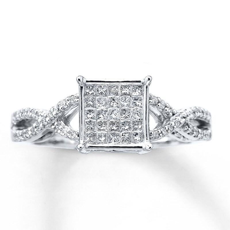 Previously Owned Diamond Ring 1/3 ct tw 10K White Gold