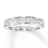 Thumbnail Image 1 of Previously Owned Anniversary Band 1 ct tw Princess-cut Diamonds 14K White Gold