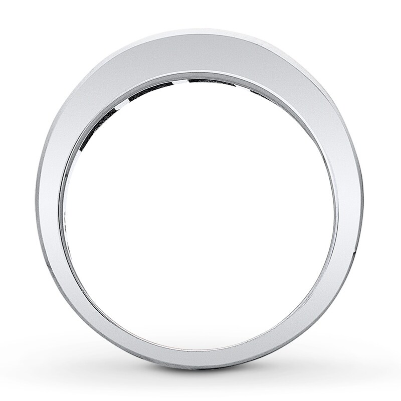 Main Image 2 of Previously Owned Anniversary Band 1 ct tw Princess-cut Diamonds 14K White Gold