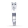 Thumbnail Image 3 of Previously Owned Anniversary Band 1 ct tw Princess-cut Diamonds 14K White Gold