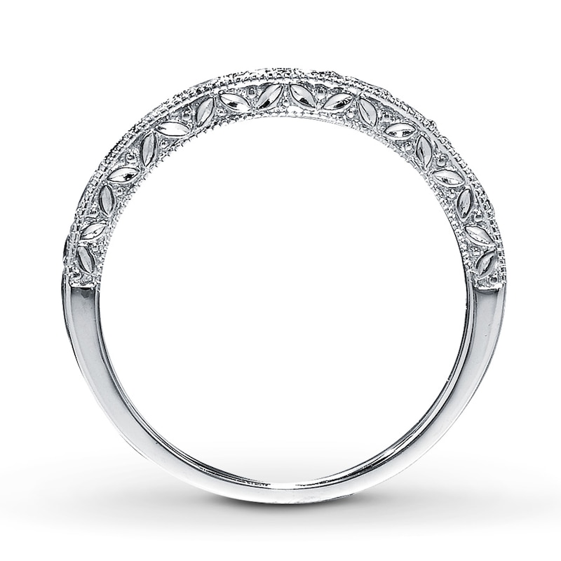 Main Image 2 of Previously Owned Diamond Anniversary Band 5/8 ct tw Round-cut 14K White Gold