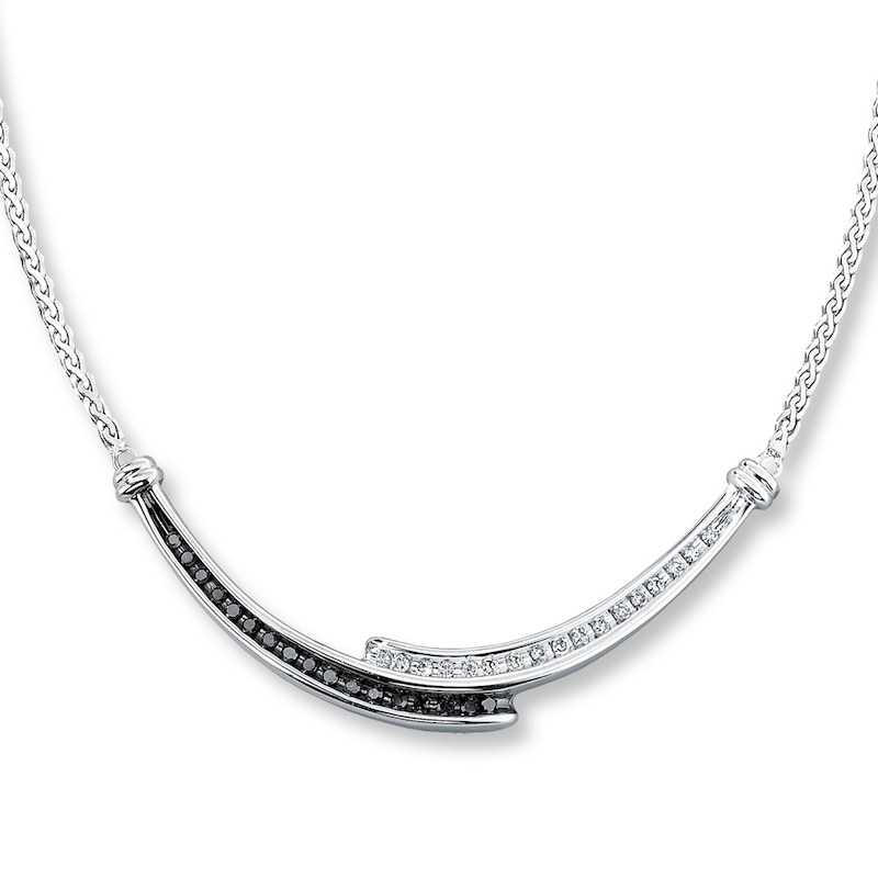 Previously Owned Necklace 1/4 ct tw Diamonds Sterling Silver
