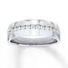 Thumbnail Image 0 of Previously Owned Men's Diamond Wedding Band 1/3 ct tw Round-cut 10K White Gold