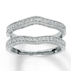 Thumbnail Image 1 of Previously Owned Diamond Enhancer Ring 1/2 ct tw Round-cut 14K White Gold