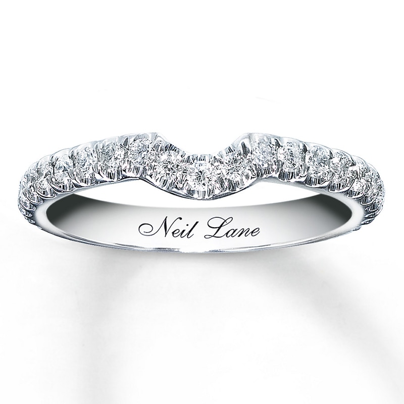 Previously Owned Diamond Wedding Band 1/3 ct tw Round-cut 14K White Gold - Size 5