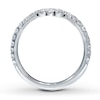 Thumbnail Image 1 of Previously Owned Diamond Wedding Band 1/3 ct tw Round-cut 14K White Gold - Size 5