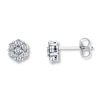 Thumbnail Image 0 of Previously Owned Earrings 1/15 ct tw Diamonds Sterling Silver