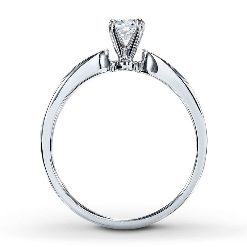 Main Image 2 of Previously Owned Diamond Ring 3/8 ct tw 14K White Gold