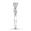 Thumbnail Image 3 of Previously Owned Diamond Ring 3/8 ct tw 14K White Gold