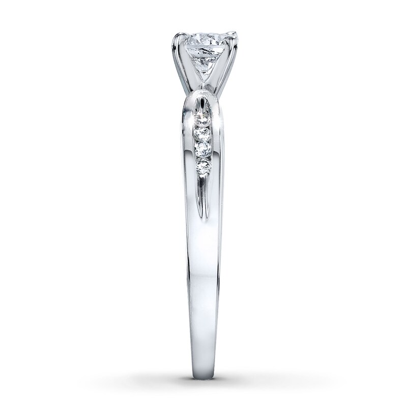 Main Image 3 of Previously Owned Diamond Ring 3/8 ct tw 14K White Gold