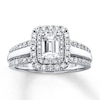 Previously Owned Diamond Ring 1-1/2 ct tw 14K White Gold
