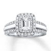 Previously Owned Diamond Ring 1-1/2 ct tw 14K White Gold