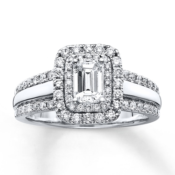 Previously Owned Diamond Ring 1-1/2 ct tw 14K White Gold