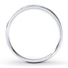 Thumbnail Image 2 of Previously Owned Men's Diamond Wedding Band 1/15 ct tw Round-cut 10K White Gold