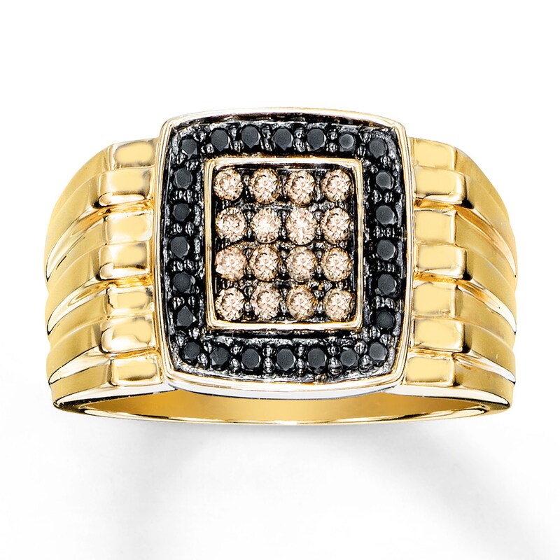 Previously Owned Men's Band 1/2 ct tw Diamonds 10K Yellow Gold